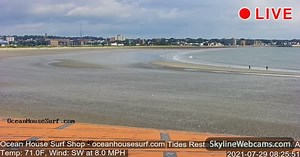 【LIVE】 Webcam Nahant Surfstrand | SkylineWebcams