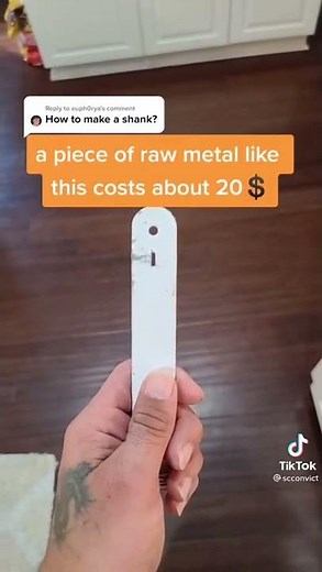 How to make a prison shank