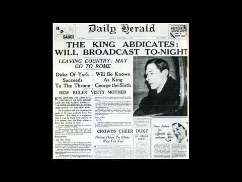 11th December 1936: Abdication of King Edward VIII