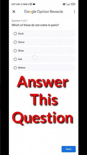 How To Complete Survey In Google Opinion Rewards | Part 23