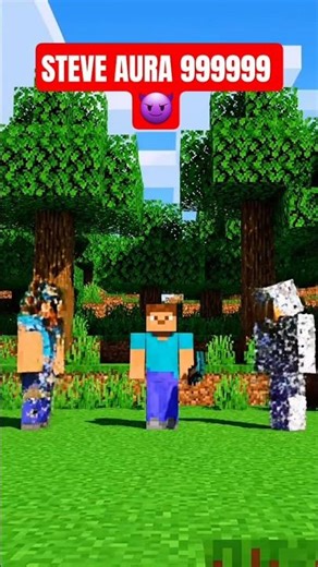 Steve unlocked god power ⚡