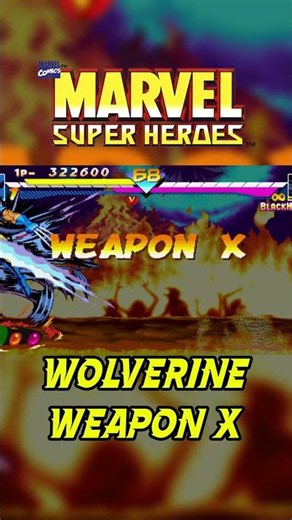 Marvel Super Heroes (1995) #MarvelSuperHeroes #Capcom #FightingGames #FGC #RetroGaming