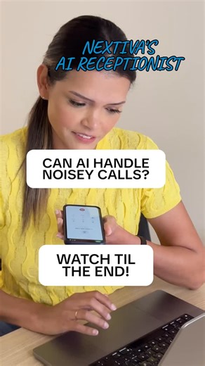 🤔 Can XBert handle noisy calls? The answer: yes. Now we want to hear how XBert can support your business 👉 nextiva.com/xbert-info | Nextiva