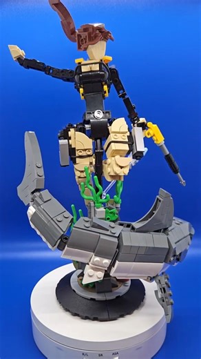 Lego Moc -Tomb Raider: Diving suit Lara