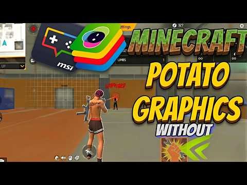 Activate Minecraft Style Potato Graphics Without Root and Program 1080P