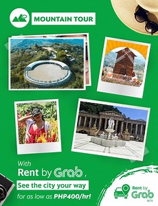 4.1K views · 77 reactions | Sightseeing in Cebu has never been this convenient! Book Rent by Grab to explore Cebu with your very own private car and driver.  Use promo codes RENTNOW500 for PHP500 off the Mountain and City Tours and RENTNOW2000 for PHP2000 off the Adventure Tour. Valid from July 1-31, 2019. Visit grb.to/rentbygrab to learn more. | Grab | Facebook