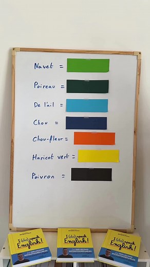 Le vocabulaire des légumes en anglais #anglais #english #navet #poireau #ail #chou #haricot #poivron #légume #vegetable #vocabulaire #vocabulary