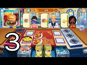 Kitchen Craze - Savory Seafood levels 1-10 - Gameplay Walkthrough Part 3 (iOS, Android)