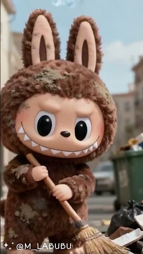 "Labubu’s Funny Day 🤣 | AI Animated Short | Try Not to Laugh!"#labubu #funny #shortvideo