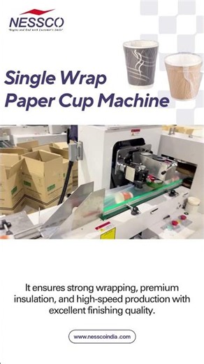 Single Wrap Paper Cup Machine – Paper Cup Packing Machine .