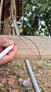 Example of making a 90° angle using a rope #woodworking #creative #carpenter #fyp | Aguezz