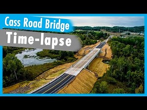 Building the Cass Road Bridge in 5 Minutes | Timelapse