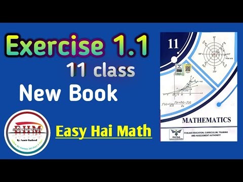 Exercise 1.1 class 11 Math new book