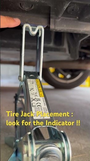 Tire jack Lifting Points !! Subaru Crosstrek