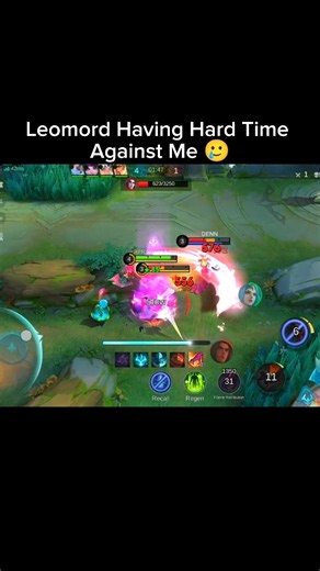 Leomord Having Really Hard Time 🙃 #mobilelegends #mlbb