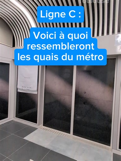 Nouveaux quais de la ligne C du métro Tisséo