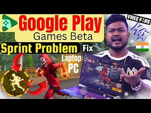 Free Fire Max Google Play Beta Sprint Problem | free fire sprint button problem pc