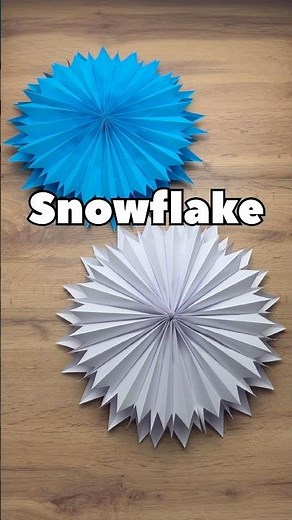 DIY PAPER SNOWFLAKE 3D EASY TUTORIAL | HOW TO MAKE ORIGAMI SNOWFLAKE STEP BY STEP | PAPER SNOWFLAKE