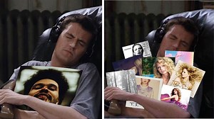 Where Does The 'Chandler Bing Hugging A Record' Meme Come From? The Matthew Perry Meme Explained