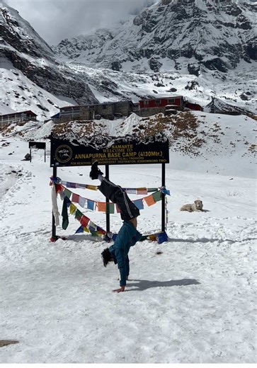 The Ultimate Handstand Pushup Challenge at 4130m