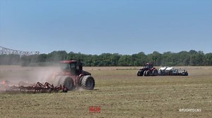 Two rare Case IH Gold Signature Edition tractors working on 2023 spring tillage and planting. In 2007 Case IH produced 50 gold 535 STEIGERs and 100 gold 305 MAGNUMs to mark 60 and 30 years production of these iconic tractors. Thank you to FlightDubs for helping to film these tractors working side by side. #bigtractorpower | Big Tractor Power