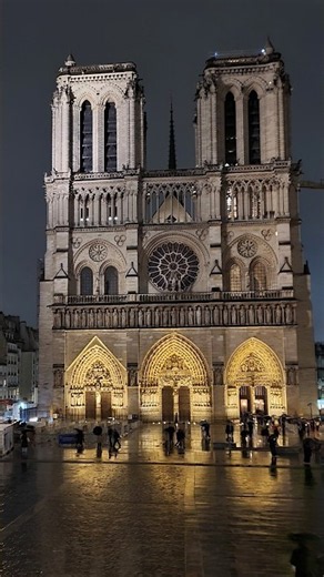 #notredame of Paris at Night