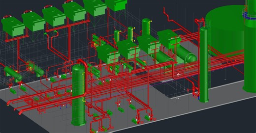 自動設計とクラウド活用-AutoCad Plant 3D