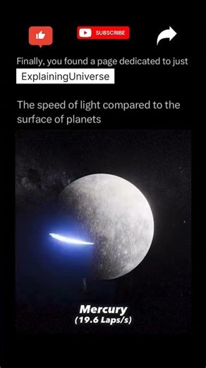 Speed of Light vs Planets 😱 | How Fast Is Light? #Shorts