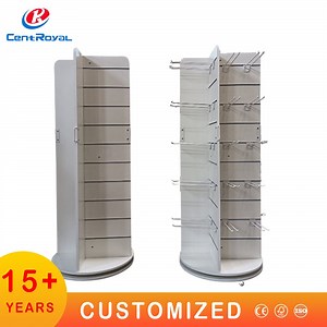 [Hot Item] 4 Soporte de exhibición giratorio de metal con lados para productos, estante colgante, soporte de exhibición para llaveros, soporte de exhibición para tarjetas de saludo, soporte de exhibición para pegatinas, soporte de exhibición para postales, soporte de exhibición para tarjetas de saludo en paneles de ranura