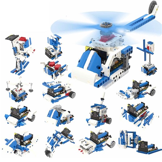 [$44.57] Yahboom 16 in 1 Building: bit Bộ công cụ xây dựng có thể lập trình Super Kit Tương thích với BBC Micro: bit V1.5 / V2 Board, không có micro: bit