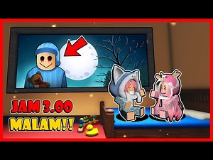 ATUN & MOMON SENDIRIAN DI RUMAH JAM 3 MALAM !! Feat @sapipurba Roblox