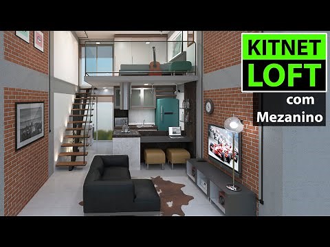 Studio apartment 25m² (with mezzanine) Small loft