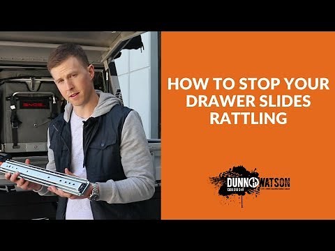 How To Stop Your Drawer Slides Rattling
