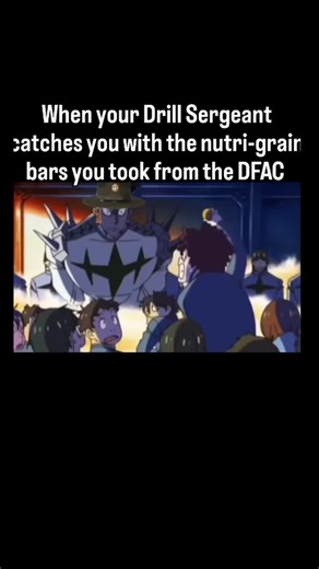 When your Drill Sergeant catches you with the nutri-grain bars you took from the DFAC 🫣😧🤯 #killlakil #ryukomatoi #drillsergeant #anime #mrmagic