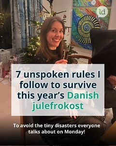 🇩🇰 Join my free Danish class for beginners, on Monday 15 December at 6 pm Denmark time! Click here to sign up 👉 https://www.linguadanica.com/free-danish-lesson Navigating your first Danish julefrokost?✨ From keeping conversations light to remembering that yes, even in a nissehue, your boss is still your boss. This guide will help you enjoy the cosy chaos without the Monday regrets. Are you going to a Danish julefrokost this year? And did I forget any unspoken rules? Comment below! #julefrokos