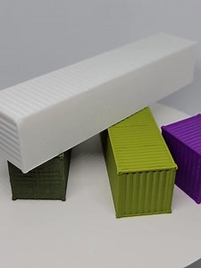 1:87 Scale Shipping Container for H0/HO Scale Model, Train Set, Diorama, Etc. (3D Printed) - Etsy