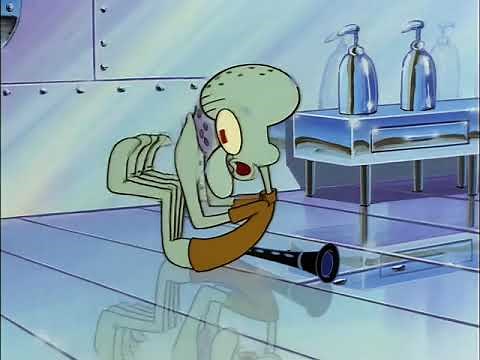 Squidward - Future, future! (SpongeBob SquarePants Clip, high resolution and framerate)