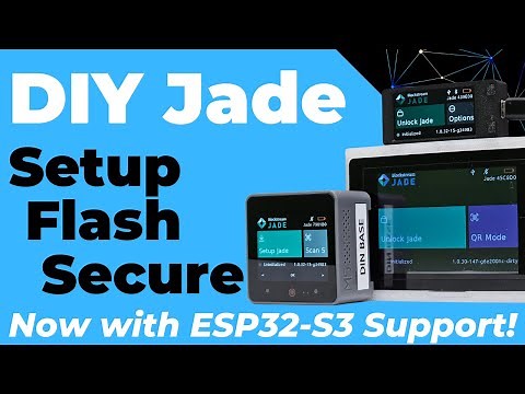DIY Bitcoin Hardware Wallet with Blockstream Jade Firmware (Low Cost, Open Source ESP32-S3 Project)