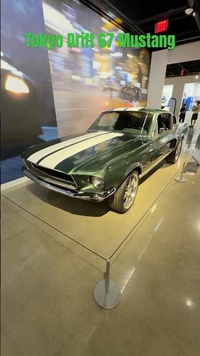 Fast & Furious Tokyo Drift 1967 Ford Mustang moving car 😎#petersenautomotivemuseum