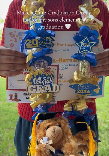 Cute Graduation Candy Lei DIY for Kids