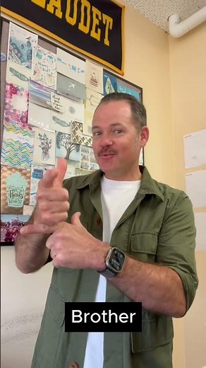 How to Sign "Brother" in ASL