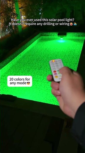 SANSI Solar Pool Lights 😍 #sansi #pool