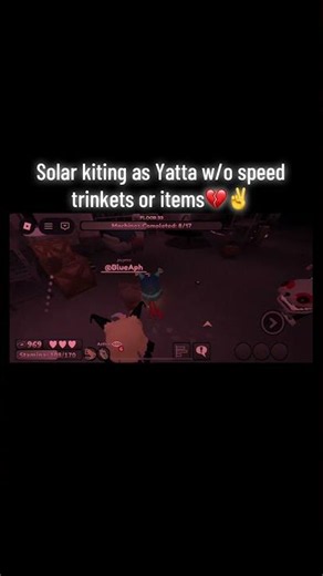 Solar Kiting as Yatta w/o speed trinkets and items