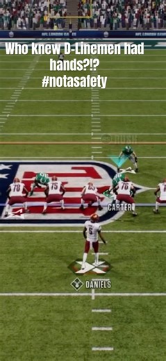 Who knew D-Linemen had hands?!? #madden26 #nfl #interception #madden #defender #allmadden