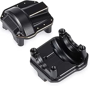 SCX10 II Brass Diff Cover Axle Housing Front Rear Universal 74g Differential Case for 1/10 RC Crawler AR44 Axial SCX10 Upgrades