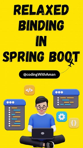 Aman Sahni on Instagram: "Relaxed binding in #springboot #javaprogramming #hungrycoders"