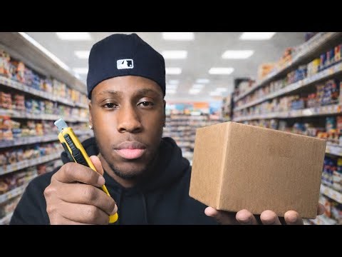 Overnight Grocery Stocking | Late Night Supermarket Ambience