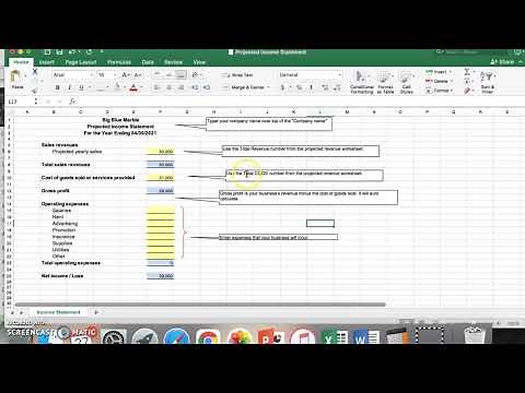 Video Lesson - Projected Income Statement