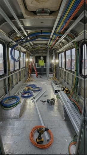 Extreme Rusted Bus to Ultra-Modern Smart Home!