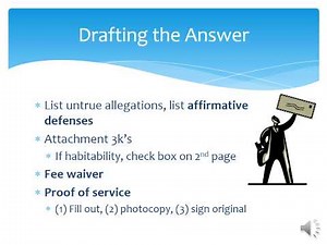 PS 21 Landlords and Tenants Unlawful detainers